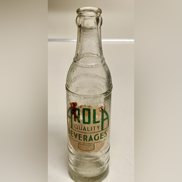 Early 20th Century Antique AROLA QUALITY BEVERAGES Soda Bottle Republic Michigan - Picture 7 of 12